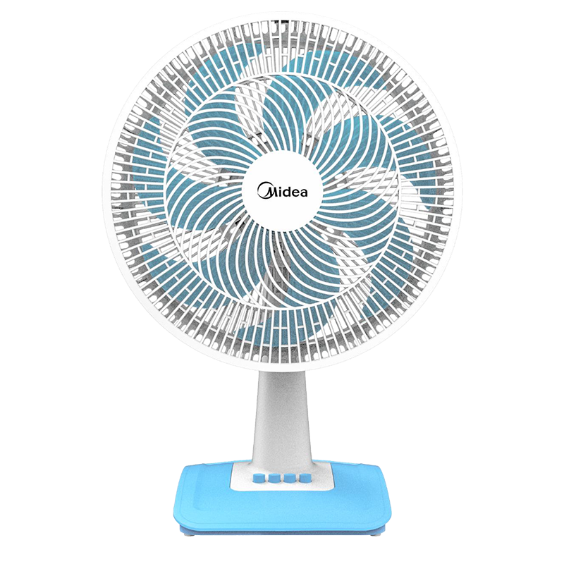 美的（Midea）台式电风扇七叶柔风轻音卧室宿舍广角远距交流定频台扇办公室桌面节能省电摇头小型电扇 FGAU40D