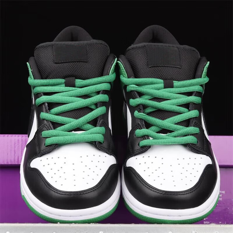 橙央sb dunk 黑绿脚趾白绿凯尔特人男女低帮板鞋休闲鞋 36