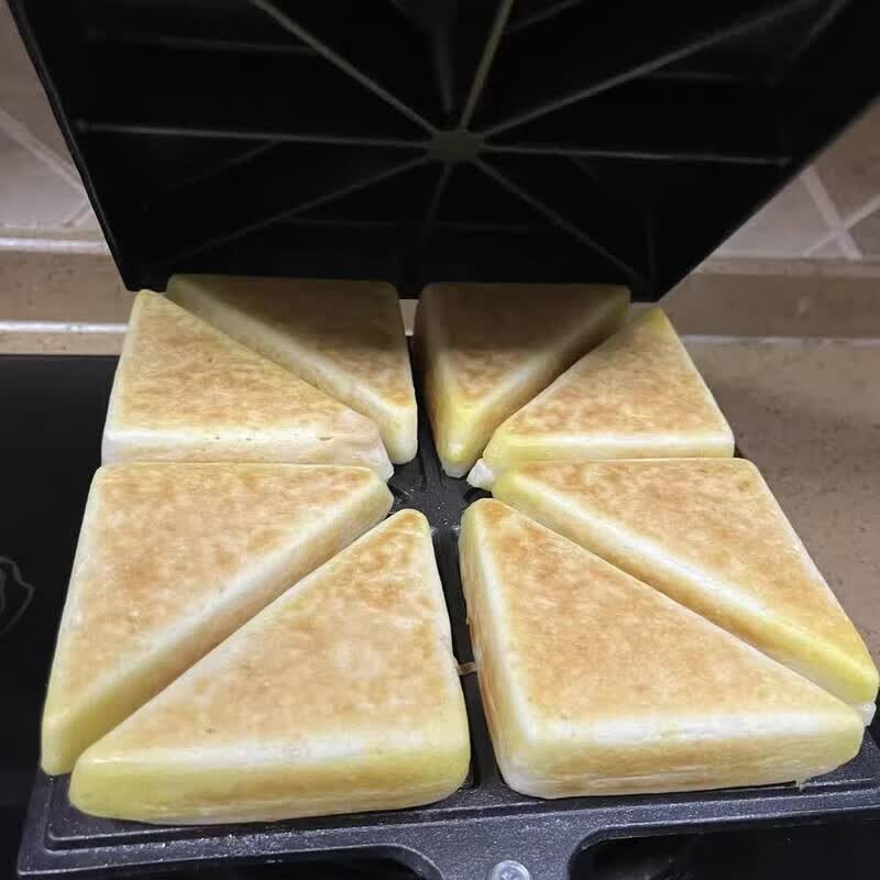 宜乐舒三角粑烤模具不粘圆形米粑商用摆摊雪米糕玉米粑甜糕福字粑饼机