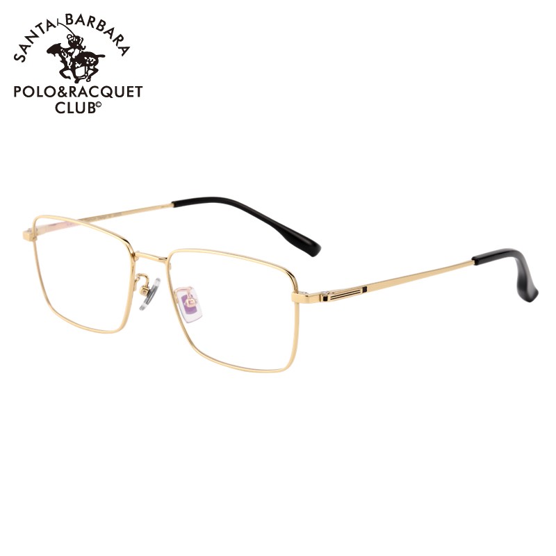 sbprc圣大保罗近视眼镜框钛架方框镜轻质金属镜架男商务全框23225 c01