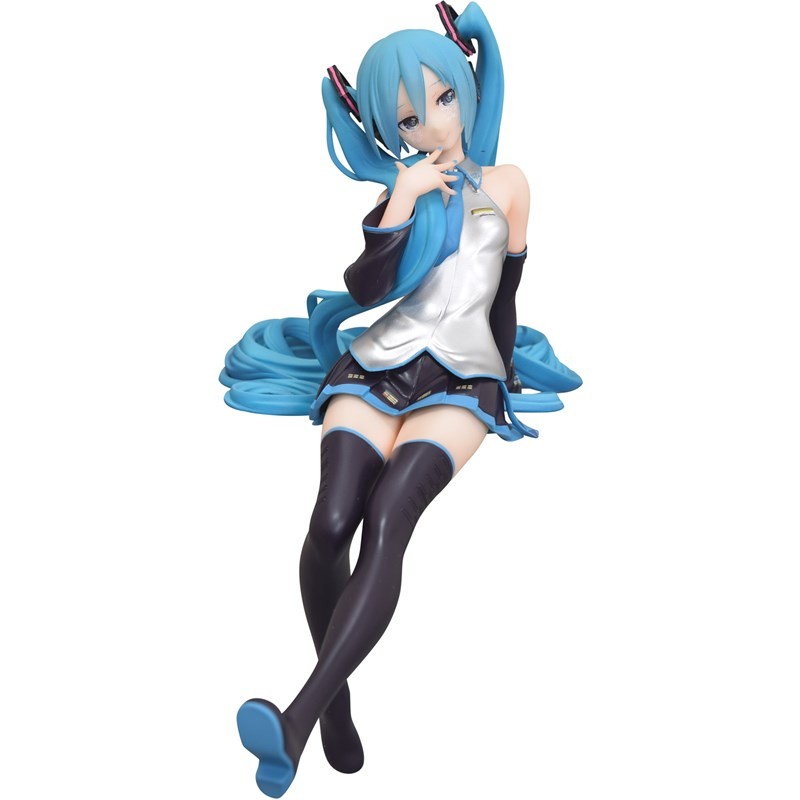 贝木惠(beimuhui)泡面压 初音未来 模型玩具 15cm 初音黑星红白