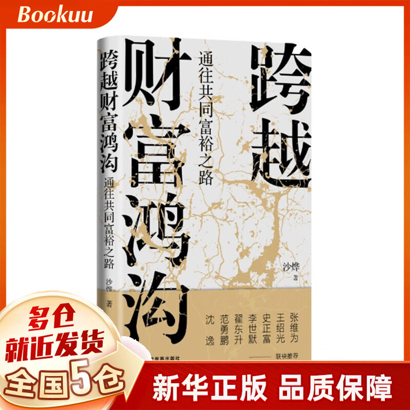 跨越财富鸿沟：通往共同富裕之路 沙烨著 新书