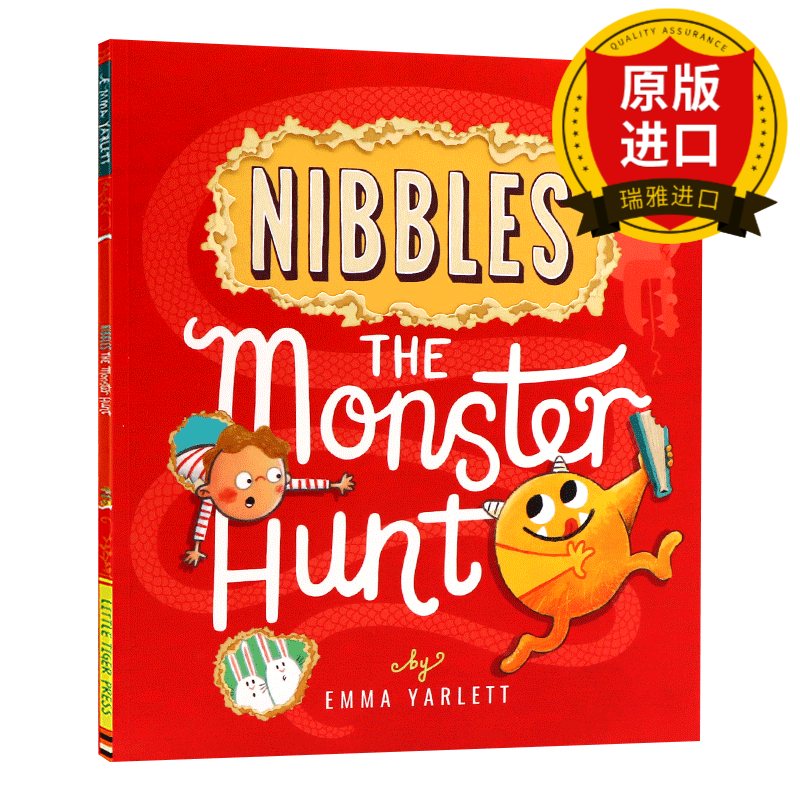 绘本 小机关翻翻游戏洞洞书 英语启蒙图画故事书 进口英语书 nibbles