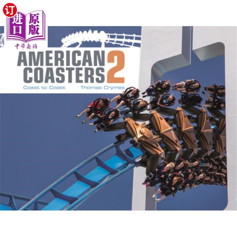 海外直订american coasters 2: coast to coast 美国过山车2:海岸到