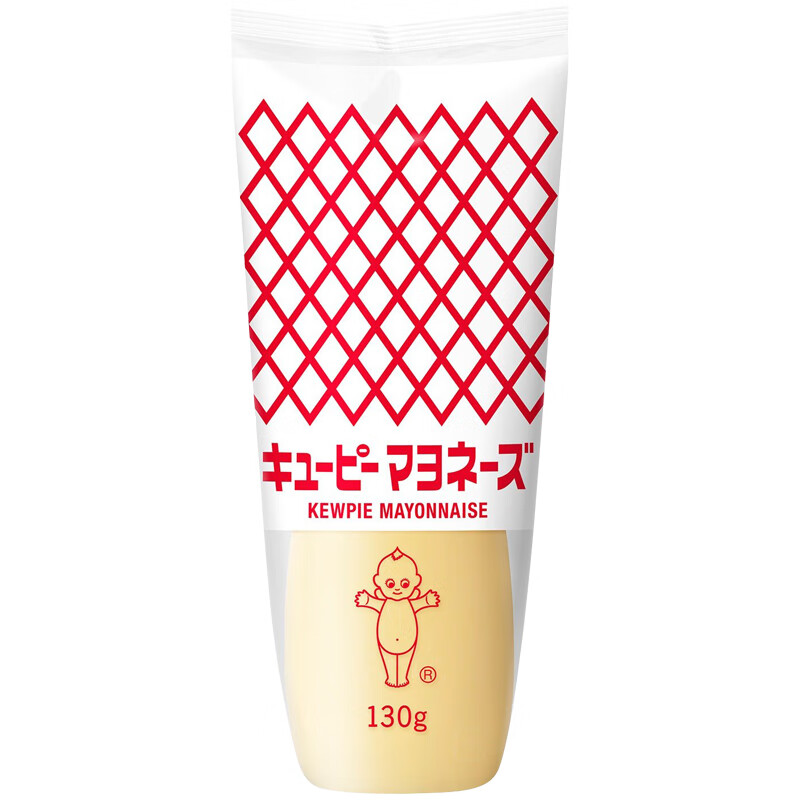 丘比蛋黄酱 日本进口 挤压瓶美乃滋 蔬菜水果沙拉酱寿司色拉酱130g