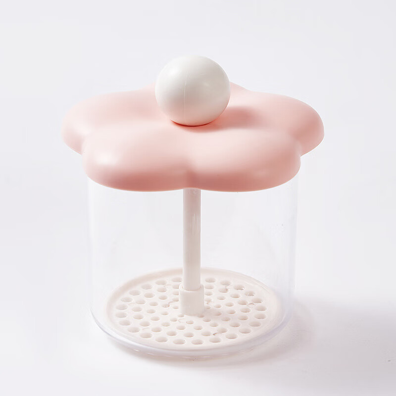 洗面奶打泡器便携按压式洗发水起泡器家用可爱打泡泡器手动发泡沫 粉红色（1个装）