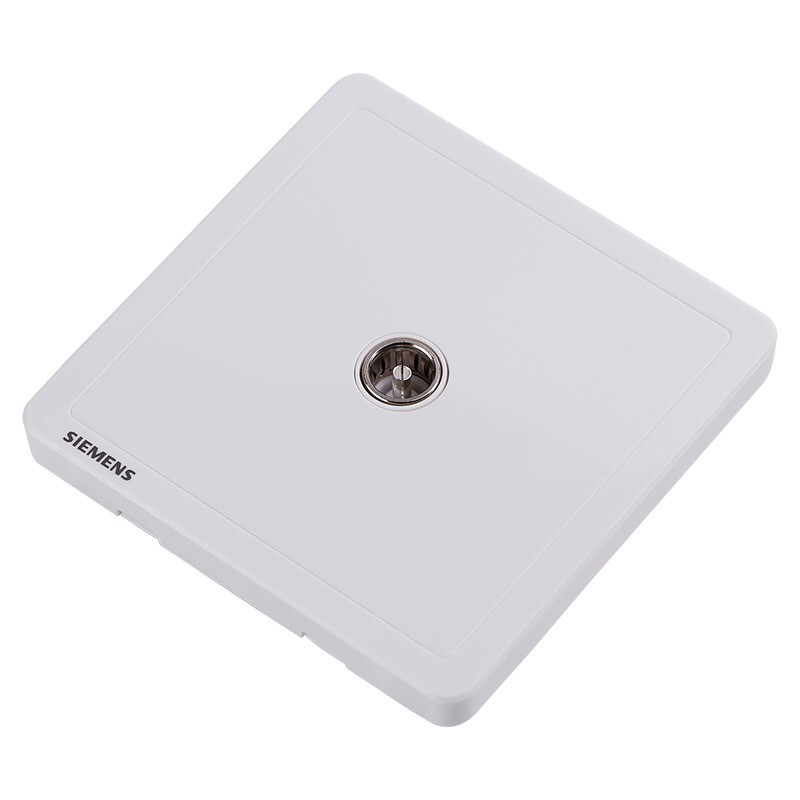 西门子(SIEMENS)开关插座 电视插座面板致典 雅白色