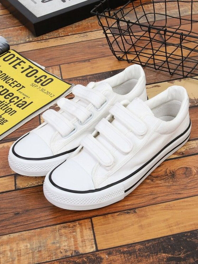 金欧达无鞋带不系鞋带的男鞋帆布鞋休闲懒人布鞋没鞋带男鞋中学生黑