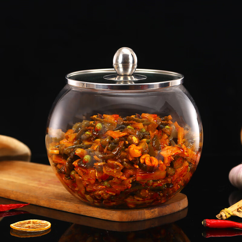 莎庭(sartill)酸菜坛子大口大口加厚泡菜坛子玻璃密封罐家用腌制咸菜