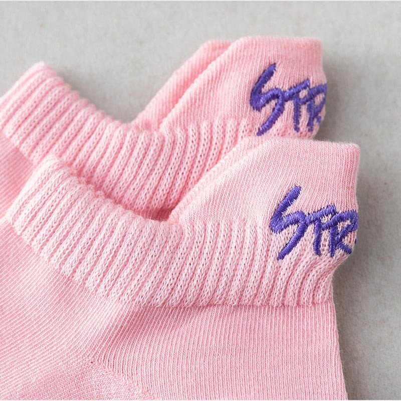 本曲袜子女士短袜纯棉短款防臭运动低帮潮船袜春夏季薄款女生袜i子 3221短袜女-混色5双装 均码