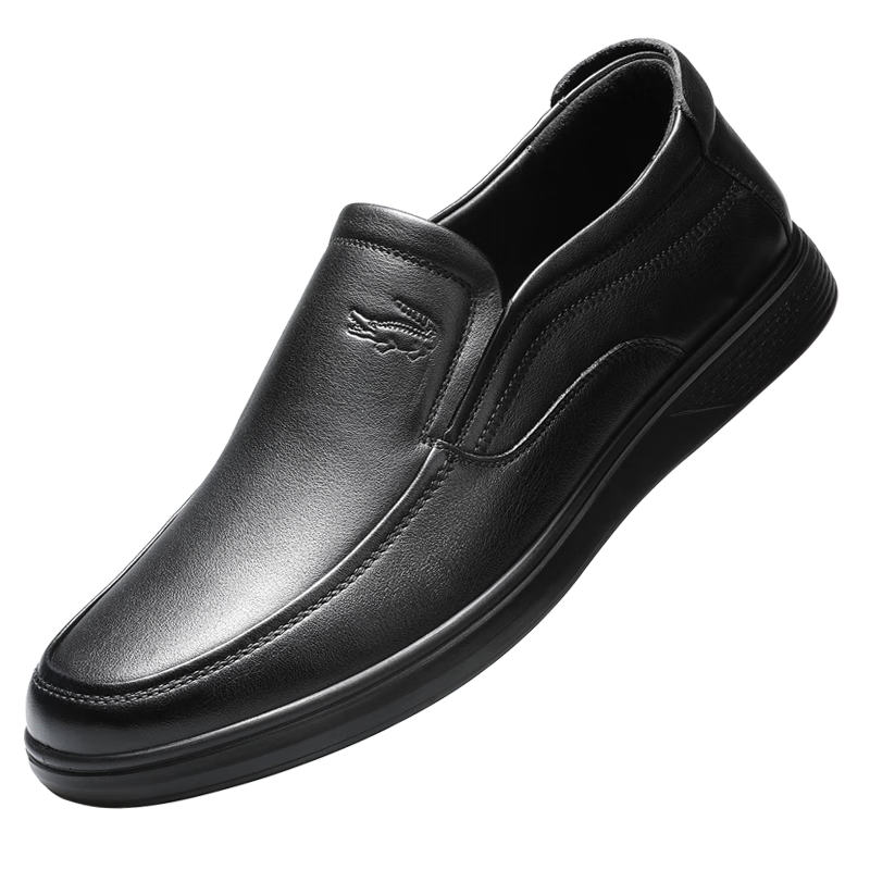 卡帝乐鳄鱼商务休闲皮鞋-价格走势、品质与时尚并存
