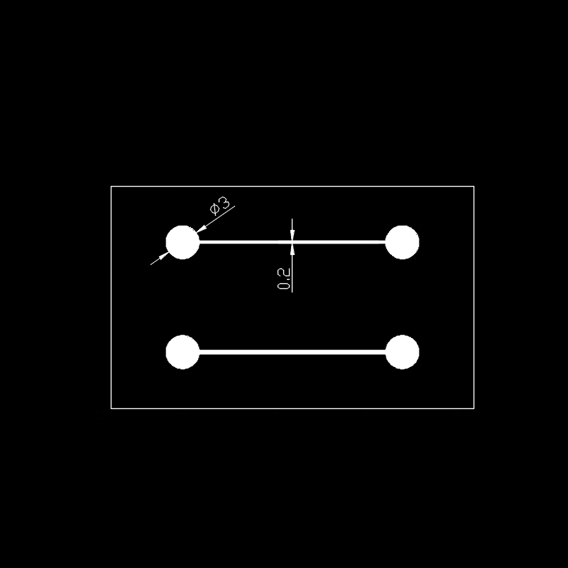 荧阙微流控生物芯片实验室pdms直通道标准芯片定制 直通道芯片 30μm