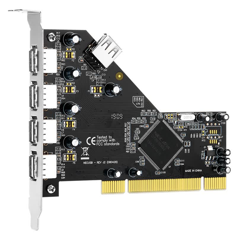 魔羯(MOGE)PCI转5口USB2.0扩展卡 MC1010 台式电脑主机后置5口USB2.0转接卡高性价比高么？