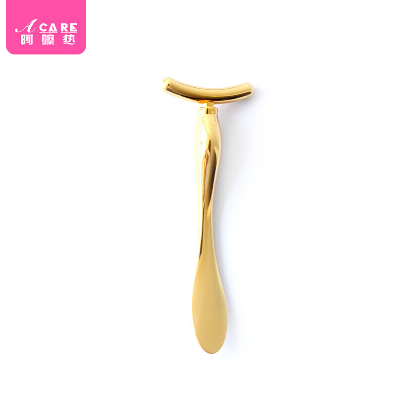 阿嚓热（ACARE） 眼部按摩棒双头美容棒眼霜挖勺面部脸部精华导入棒 推棒1支