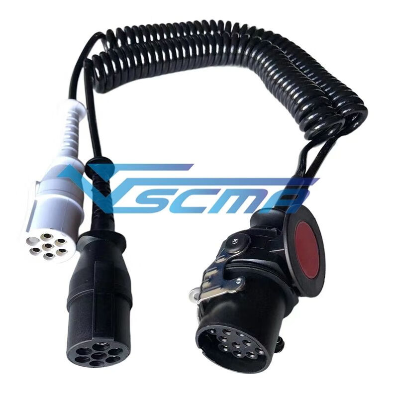 飞达思进口奔驰沃尔沃斯堪尼亚牵引车通用电源线abs线挂车连接线 电源