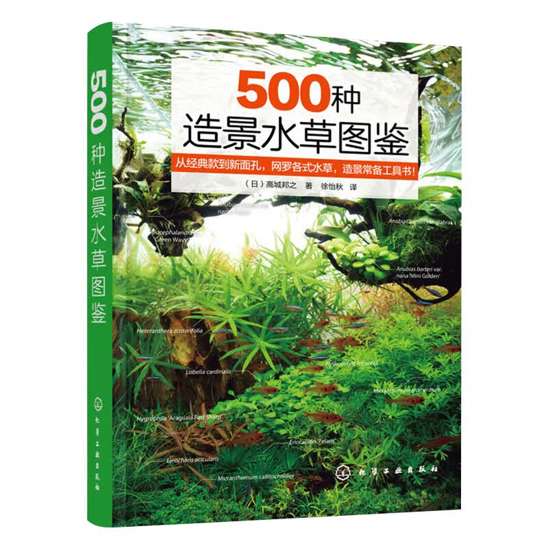 500种造景水草图鉴 水草造景设计书籍 专业水草图鉴书籍 水草缸造景 日本水草专家水草养殖经验书籍 各类水草在草缸中的应用技巧