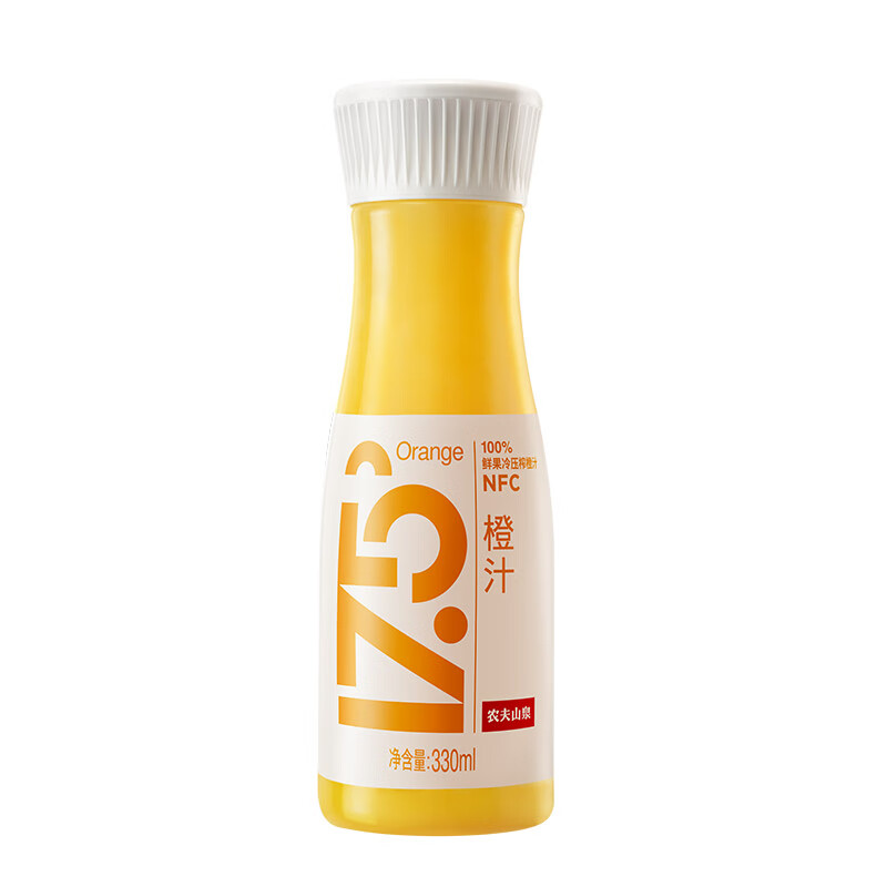 农夫山泉17.5°NFC橙汁（冷藏型）100%鲜果冷压榨果汁饮料礼盒装330ml*4瓶使用感如何?