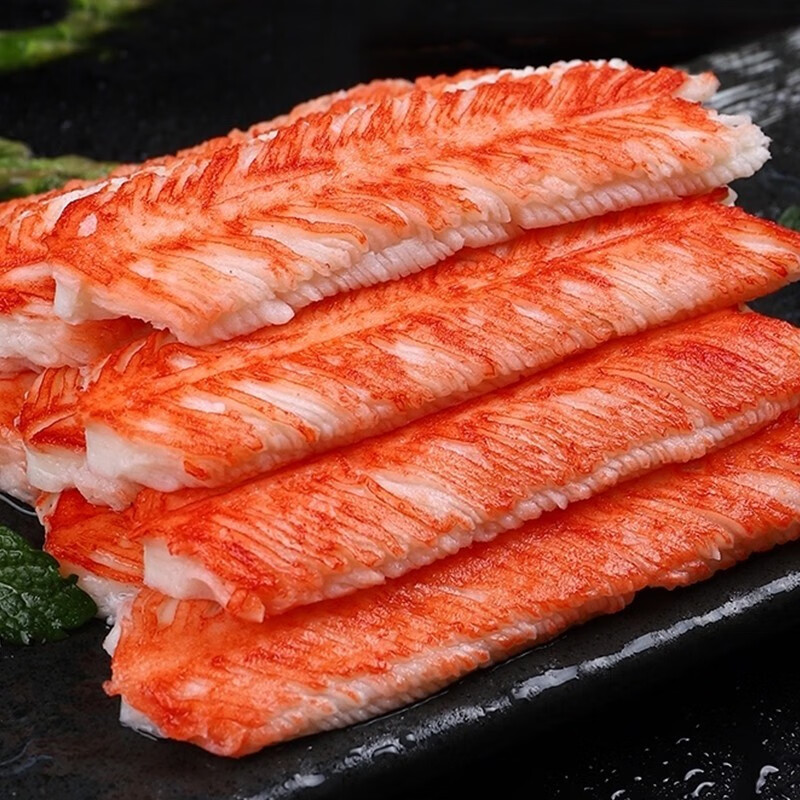 卖鱼郎先生手撕蟹柳 v型蟹肉棒寿司蟹柳即食蟹足棒 海鲜火锅食材 1000