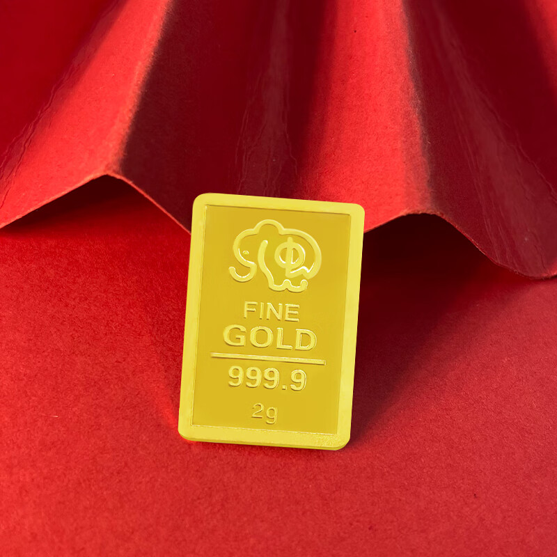佐禧佑福(zuo xi you fu)祥瑞系列多福之象黄金金条足金999投资金收藏