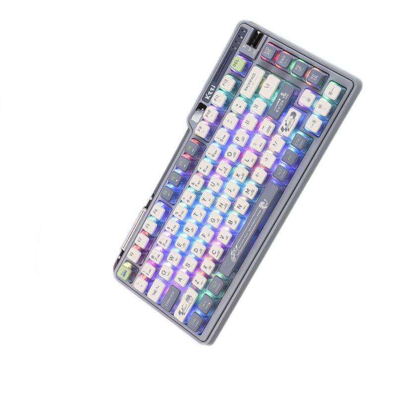 ��֥��KZZI�� K75�Ųʰ���ƻ���е������ģ2.4G��������������Ϸ�칫ȫ���Ȳ��75���й�����ñ �Ų���Ϸ����ʿ��-�϶��� ��ģ(����/����/2.4G) 82�� 142Ԫ