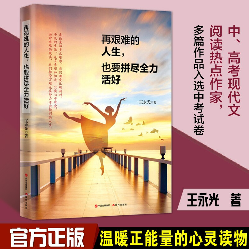 成功励志学书籍 再艰难的人生,也要拼尽全力活好 王永光 现代出版社