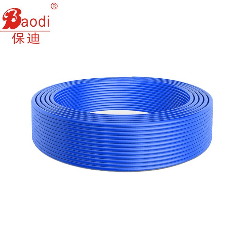 电线电缆wdzn-byj10低烟无卤铜线单芯多股 阻燃耐火铜塑线铜芯线 蓝色