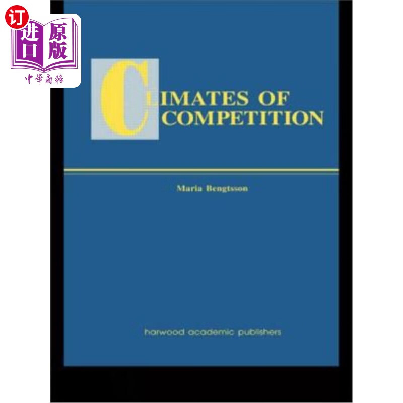 海外直订climates of global competition 全球竞争环境