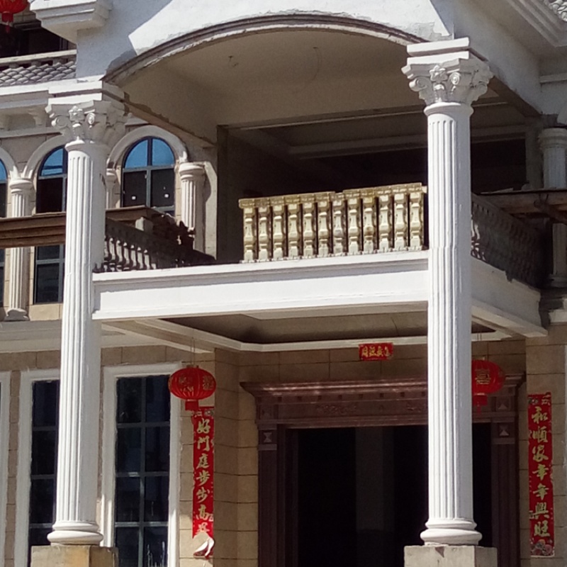 珂楚新款欧式罗马柱模具圆柱罗马柱模型别墅大门圆型三米 径16公分