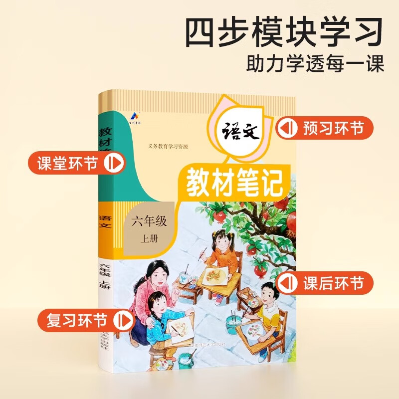 【当当正版可选】24秋时光学小学教材笔记 语文数学英语一二三四五六年级上册学霸笔记人教版课堂笔记知识点专项训练随堂笔记新版 三年级上册 语文