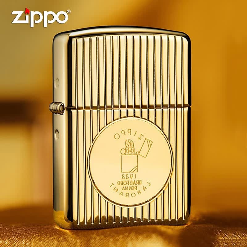 zippo之宝煤油打火机正版原装镀金创立日限量版ggb创始人纪念收藏送礼