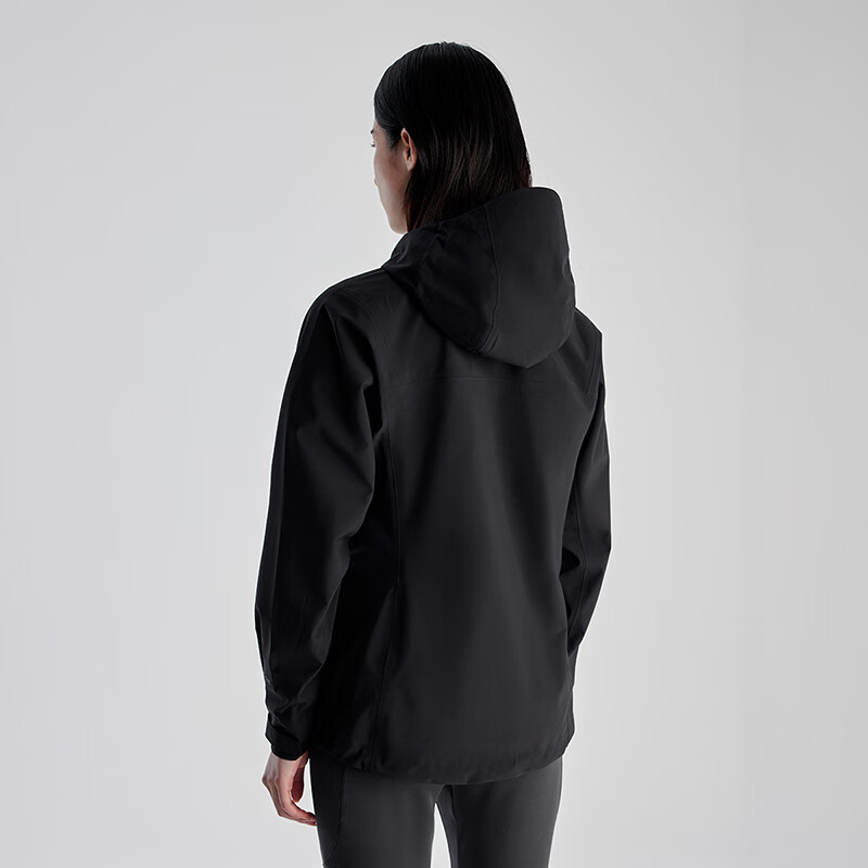 凯乐石（KAILAS）格木冲锋衣硬壳FILTERTEC 3L防水轻量防风耐磨硬壳登山服男 女-墨黑 S