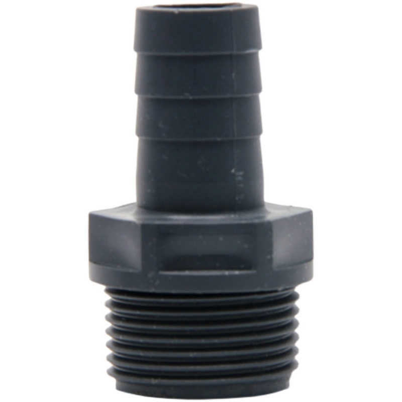 哩嗹啰嗹pvc外丝接头塑料外牙接头尼龙外丝连接外螺纹潜水泵水嘴接头