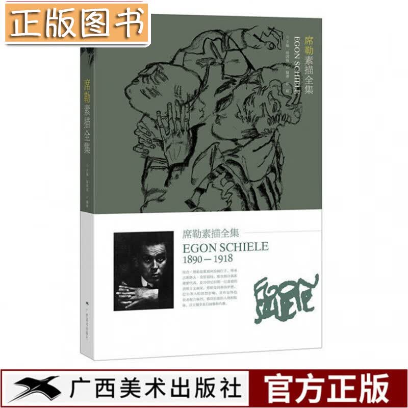 席勒素描全集 陈聪 著，胡国强 编 广西美术出版社【换】