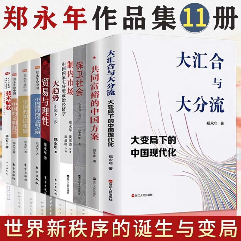 郑永年作品全套11册 大汇合与大分流+有