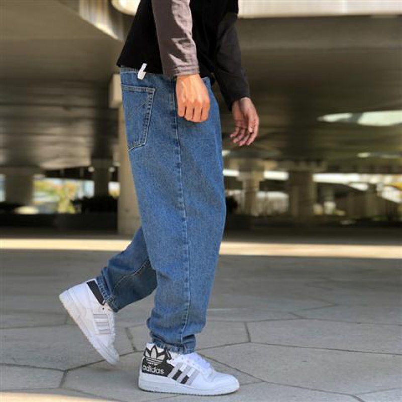 休闲男士牛仔萝卜裤秋罗卜裤男士牛仔裤男士牛仔罗卜裤男款日系原创