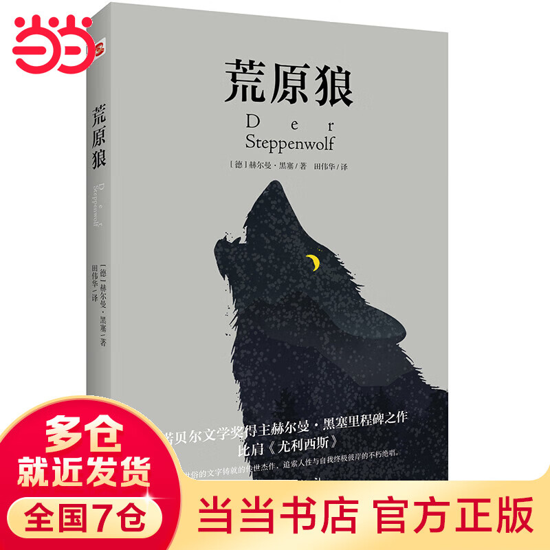 荒原狼(比肩《尤利西斯》,纯正德文直译,