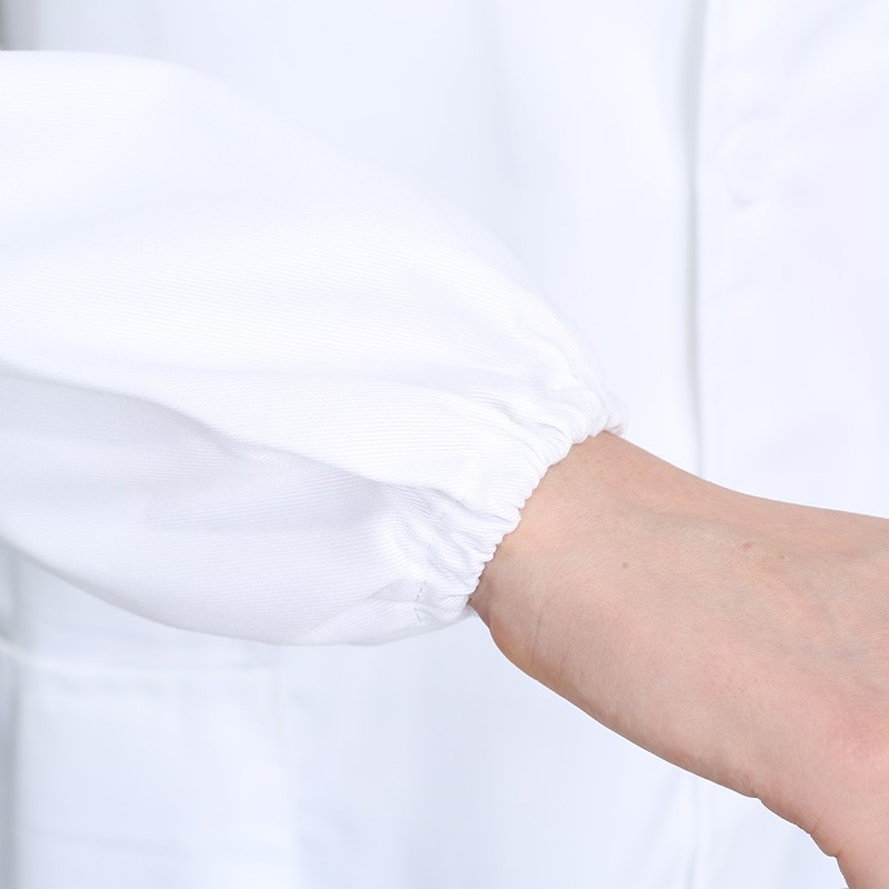 窈嘉长袖白大褂实验服学生白色大衣男女护士服医师医生服食品厂工作服 【轻薄款】松紧袖—冲量实惠 170/L