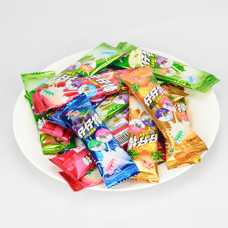 邦晖嘉仔仔棒综合果味盒装可乐味棒棒糖网红整箱批散装小时候的零食