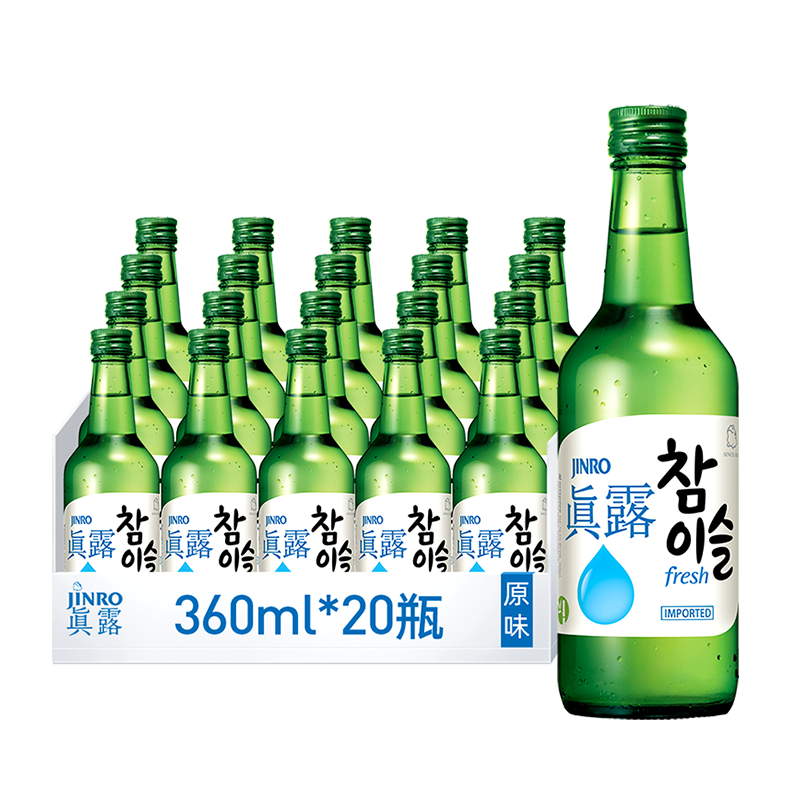 ��¶��JINRO�������վ� 16�� 360ml*20ƿ ������� ��ˬ �Ͷ�΢��