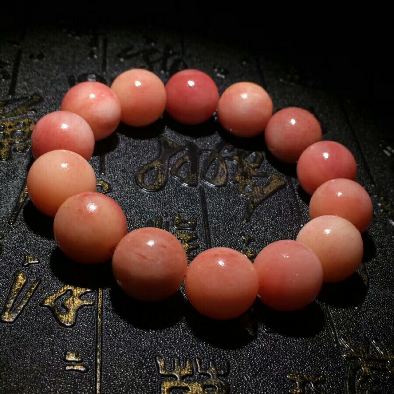 念夏天然驼骨手链骆驼骨佛珠蝌蚪纹圆珠手串满血料男女款1816mm 男款