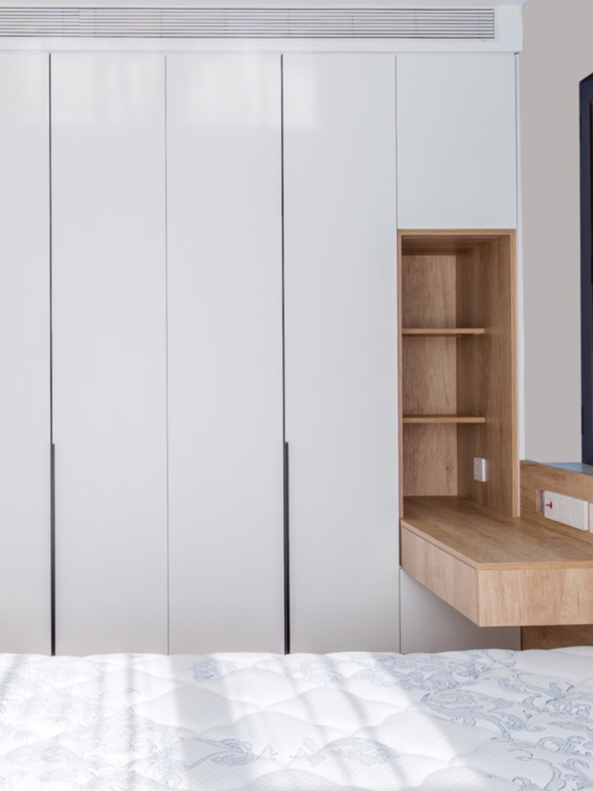 羽俙碧定制衣柜卧室全屋电视柜定做北欧极简风日式兔宝宝 日式兔宝宝