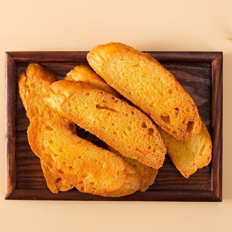 法式乳香片 早餐烤面包干奶香低卡网红休闲食酥脆下午茶学生解馋 休闲