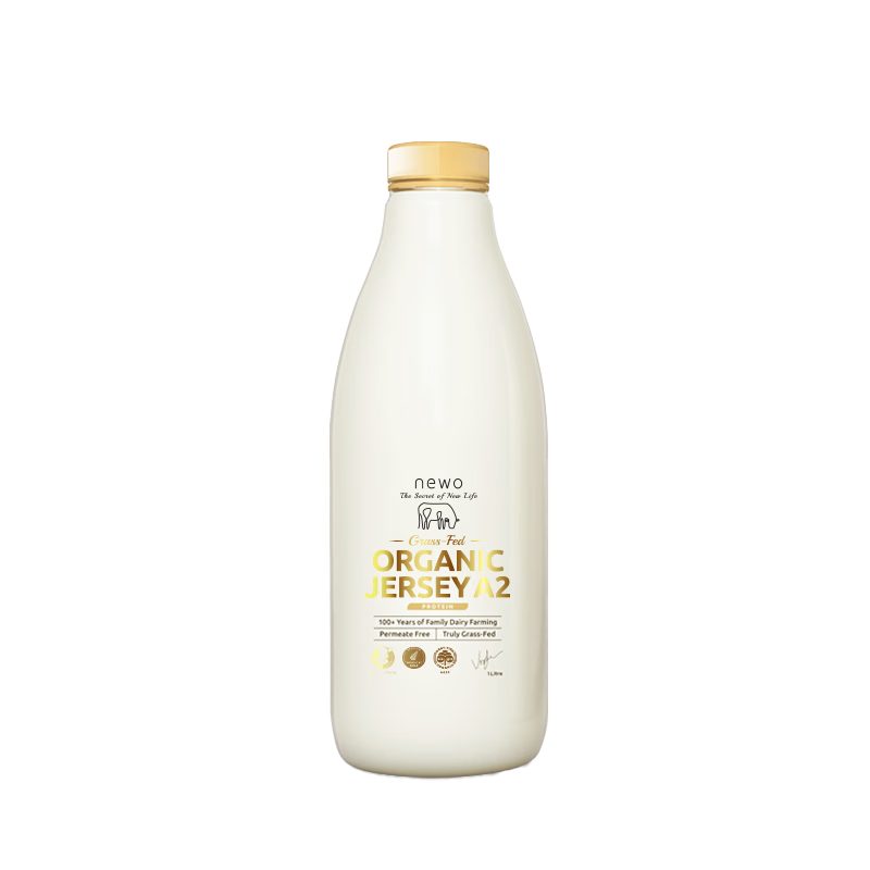 纽渥（Newo）A2鲜牛奶原生高钙新西兰进口低温有机娟姗A2β酪蛋白1L*1源头直发