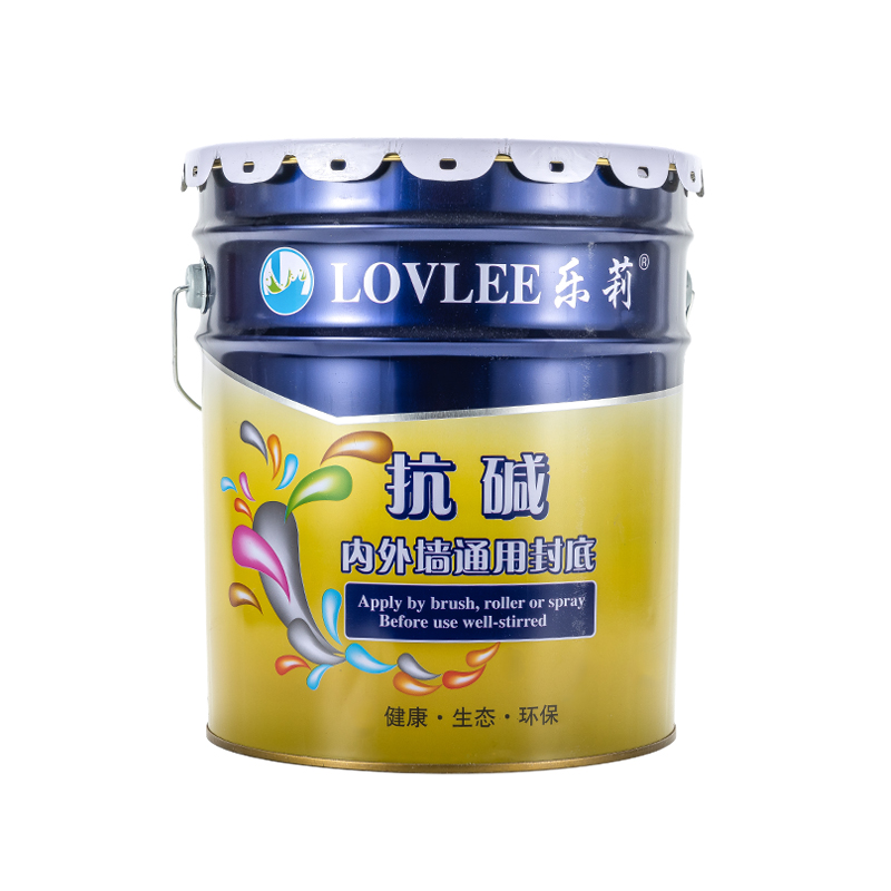乐莉内外墙抗碱封闭底漆透明真石漆墙面底漆基膜涂料油漆乳胶漆 白色