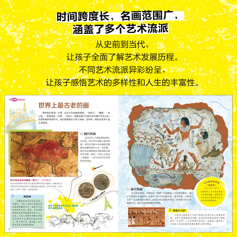 把名画讲给你听 致孩子们的艺术科普经典 全彩精装共3册详情图