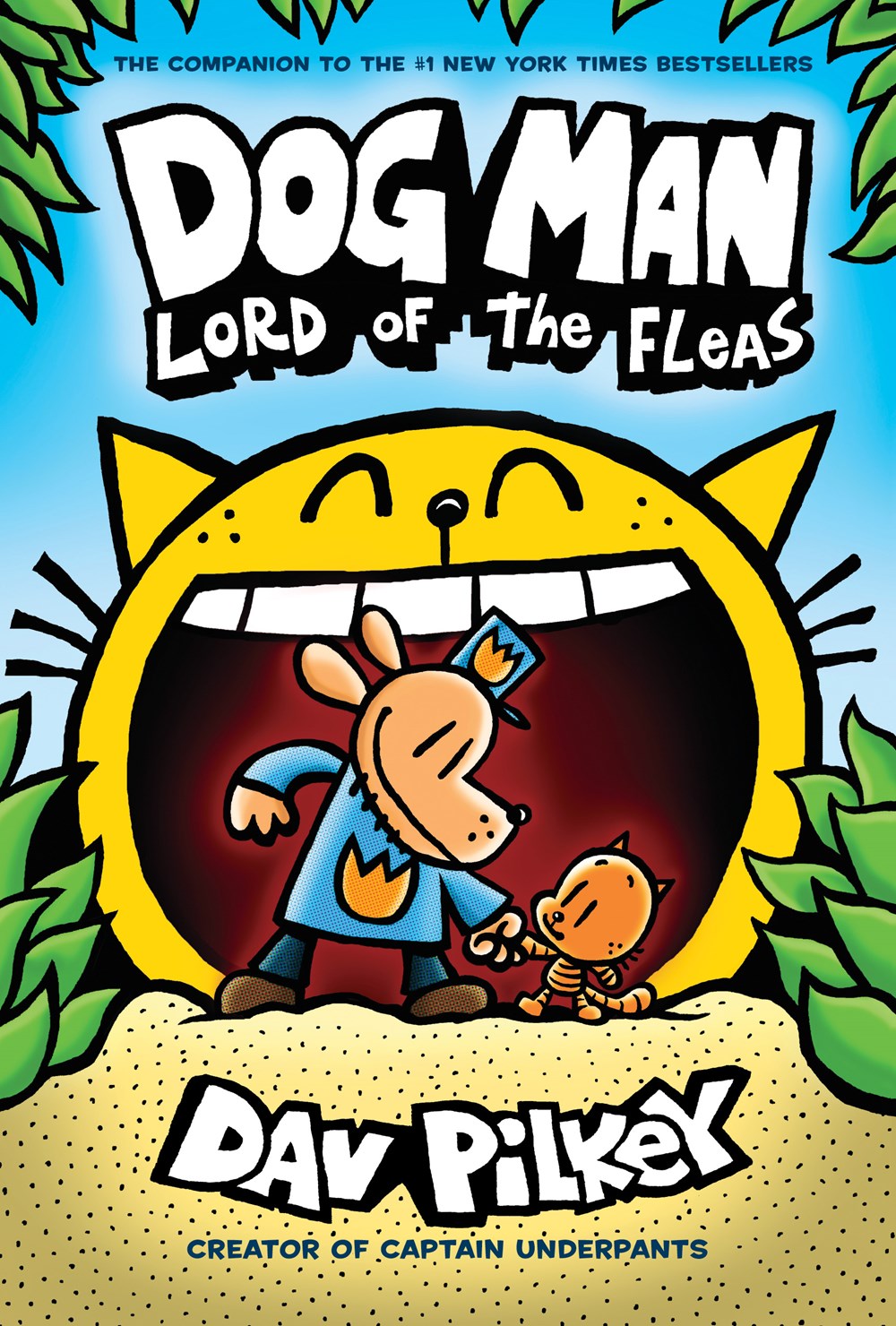 学乐 神探狗狗5：跳蚤之王 英文原版儿童漫画书 正版 Dog Man #5: Lord of the Fleas （7-12岁） 