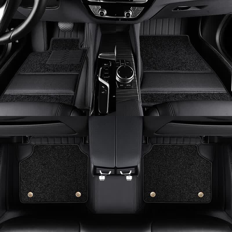 屹兴专用于雷克萨斯es300hrx300nx200rx270ux羊毛真皮全包围汽 黑色
