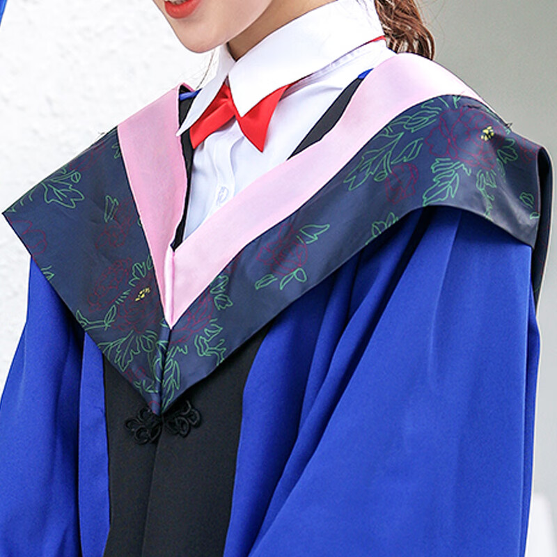 锦一纺学院毕业硕士服毕业礼服文科理科垂布硕士帽现货学士学位服文科