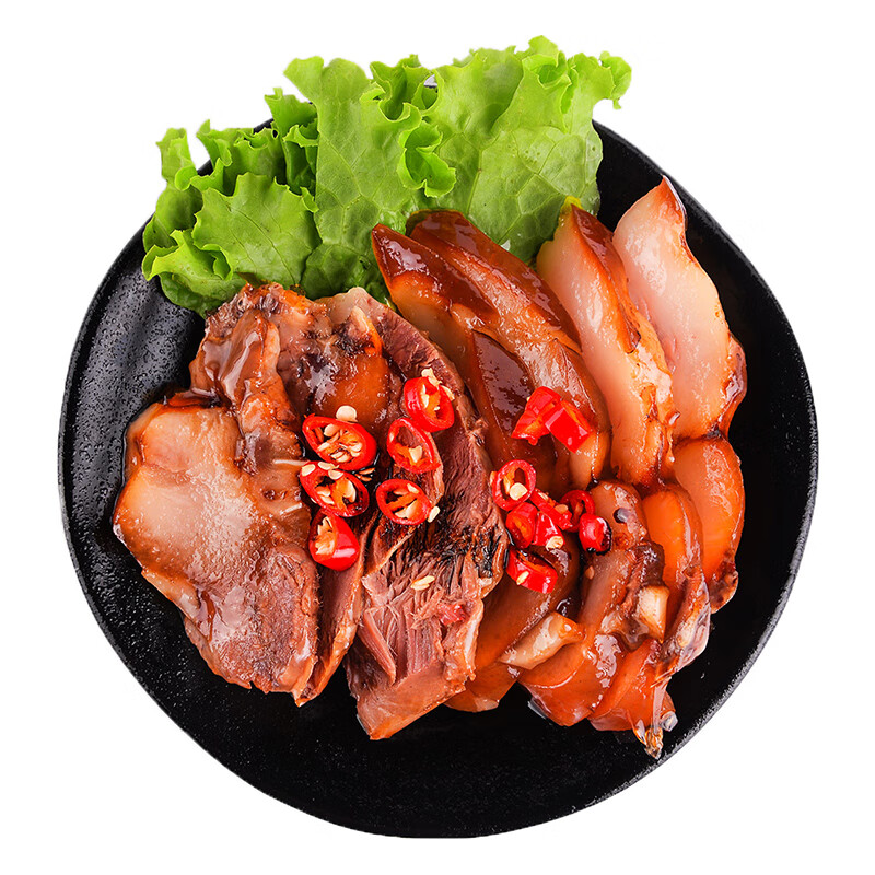 鹏程(pengcheng)猪头肉400g*2袋 开袋即食 酱卤猪肉 猪脸 脱骨 下酒菜