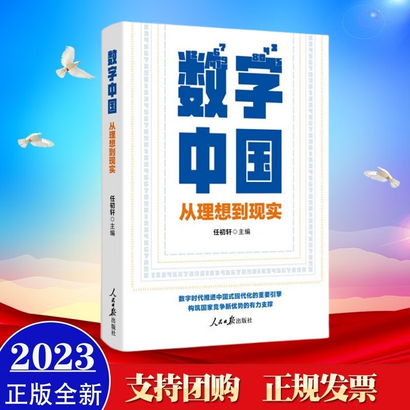 现货2023年新书 数字中国：从理想到现实 人民日报出版社